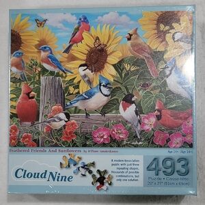 Feathered Friends Puzzle - Multicolor